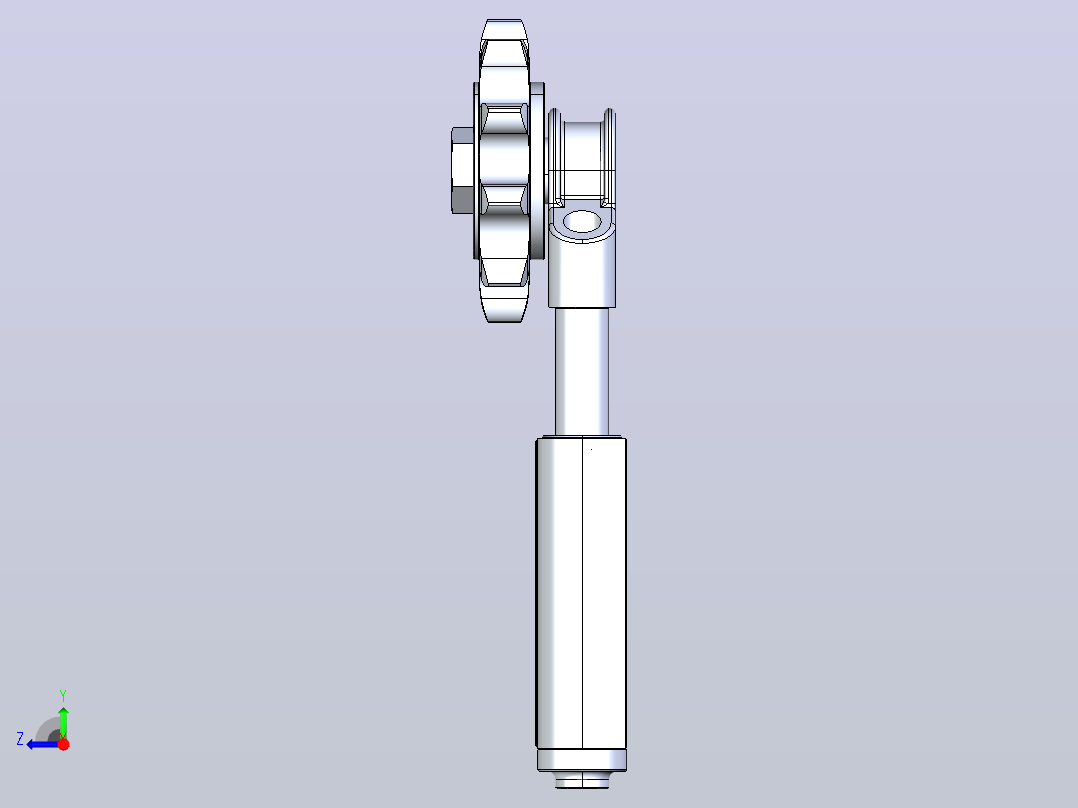 拉链器右视图