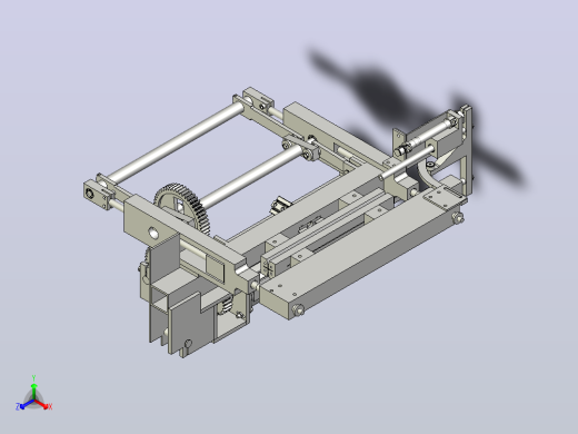 钳口切割机构3D图三维模型