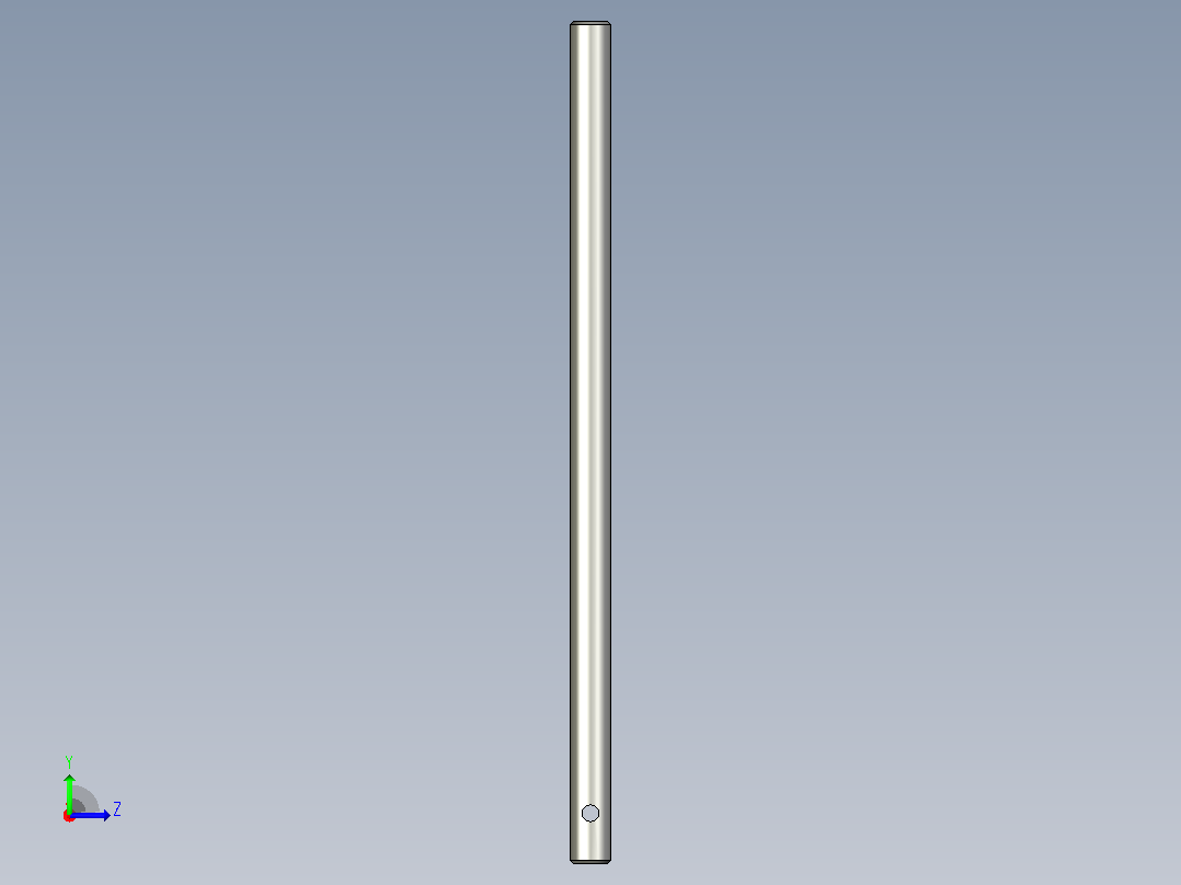 N-PIN-12-L250-C1调节圆棒左视图