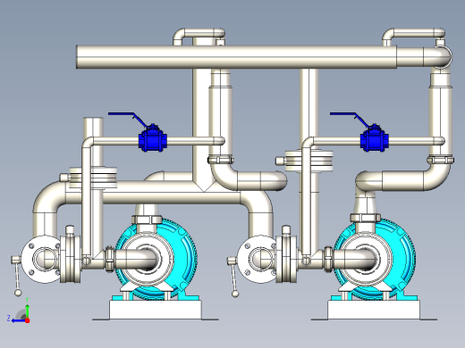 泵模型右视缩略图