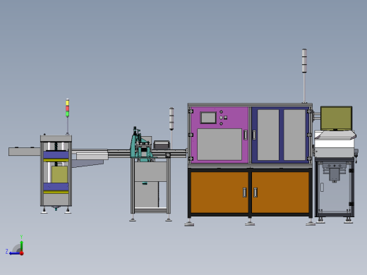 PCB点胶测试自动流水线右视缩略图