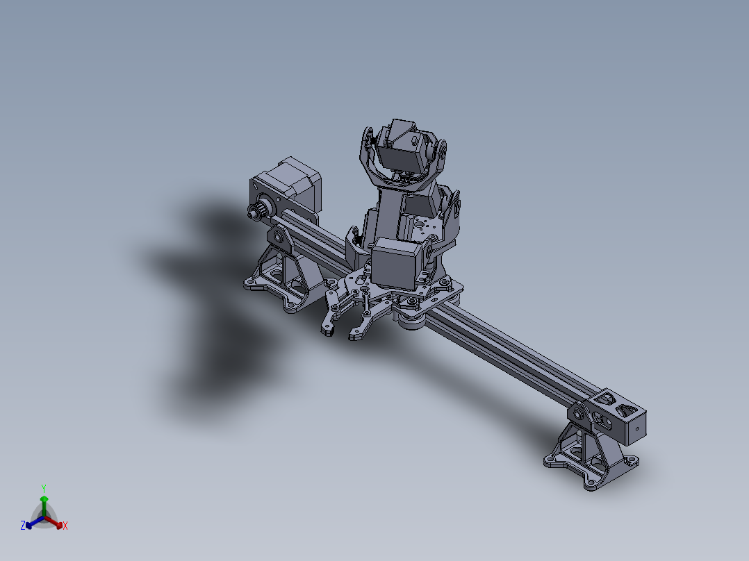 b04 ra robot-arm-5-dof SW STP主视图