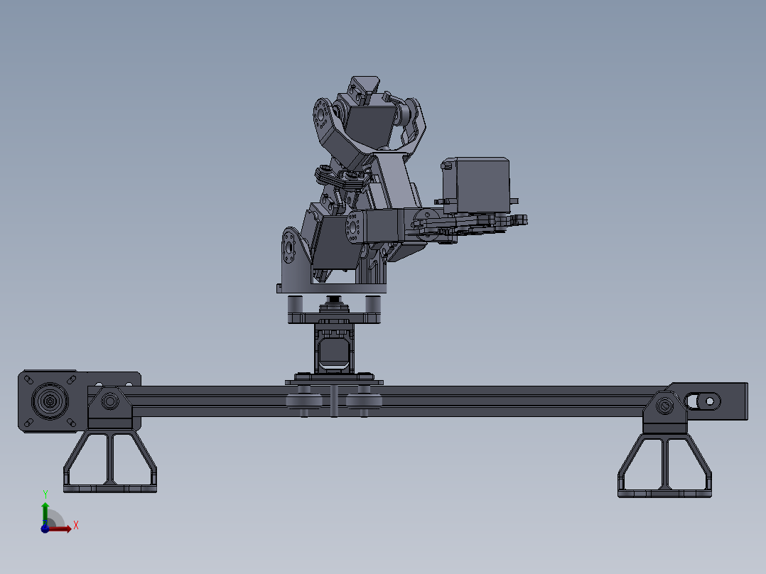 b04 ra robot-arm-5-dof SW STP前视图