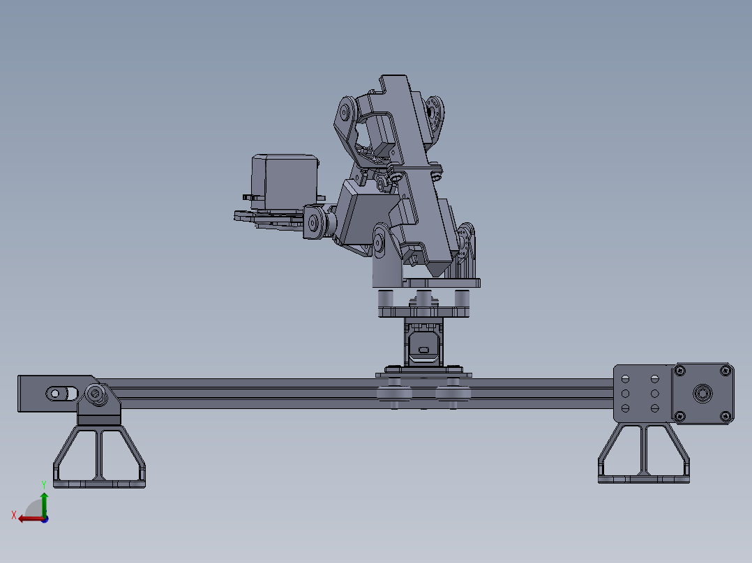 b04 ra robot-arm-5-dof SW STP后视图