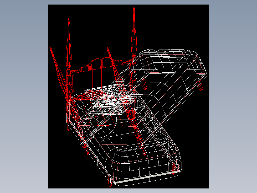 室内家具及植物三维模型二-CA064