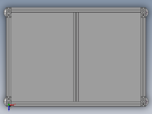 往复式升降机3D图纸H493俯视缩略图