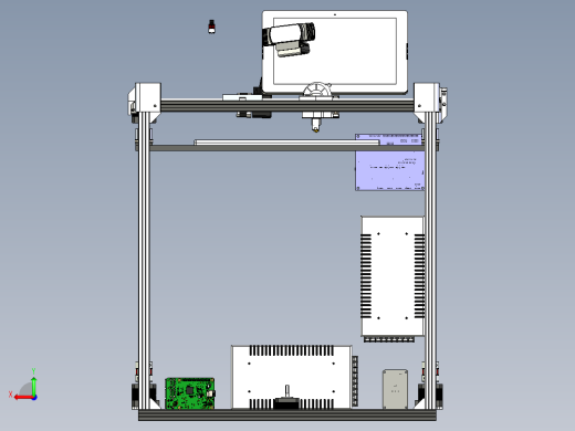 3340 X5S mockup 3D打印机 solidworks 三维模型图纸 设计素材3D后视缩略图