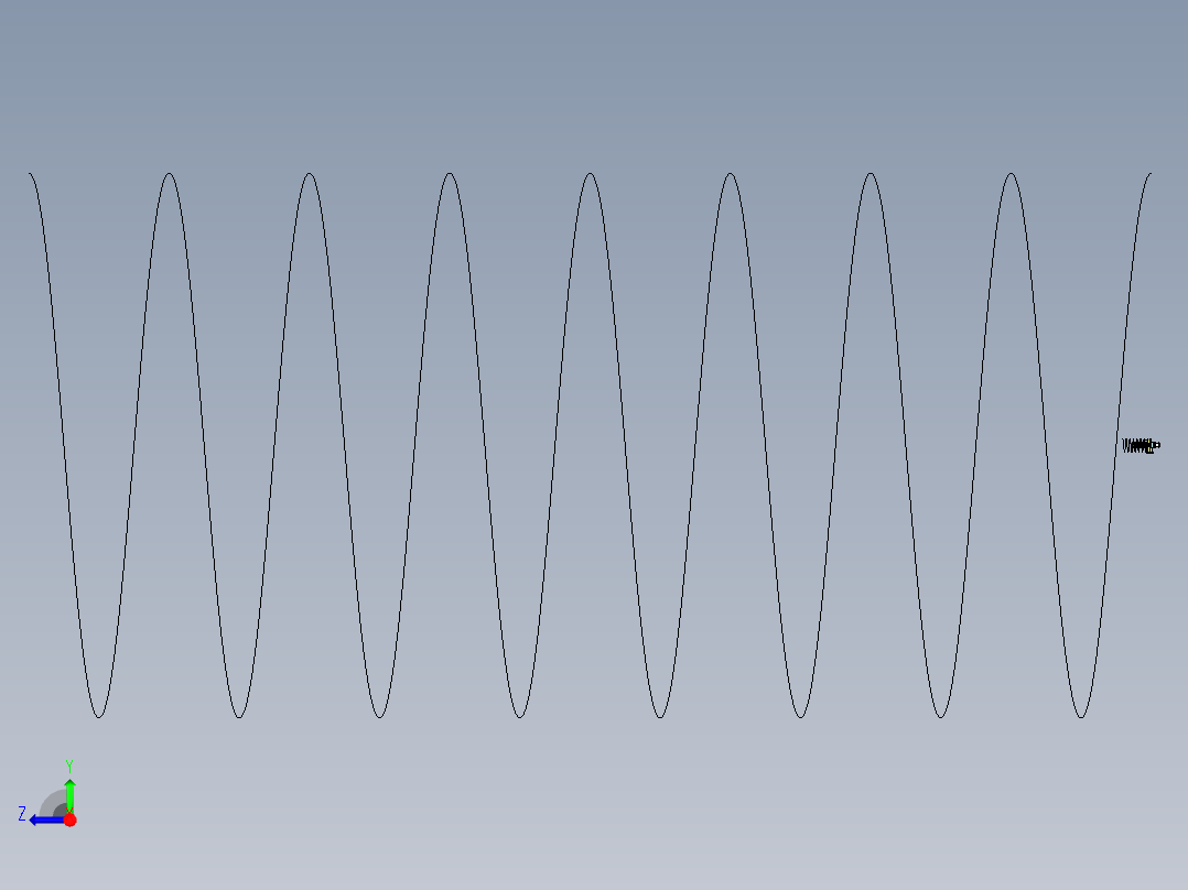 组装套杆组件3D模型右视图