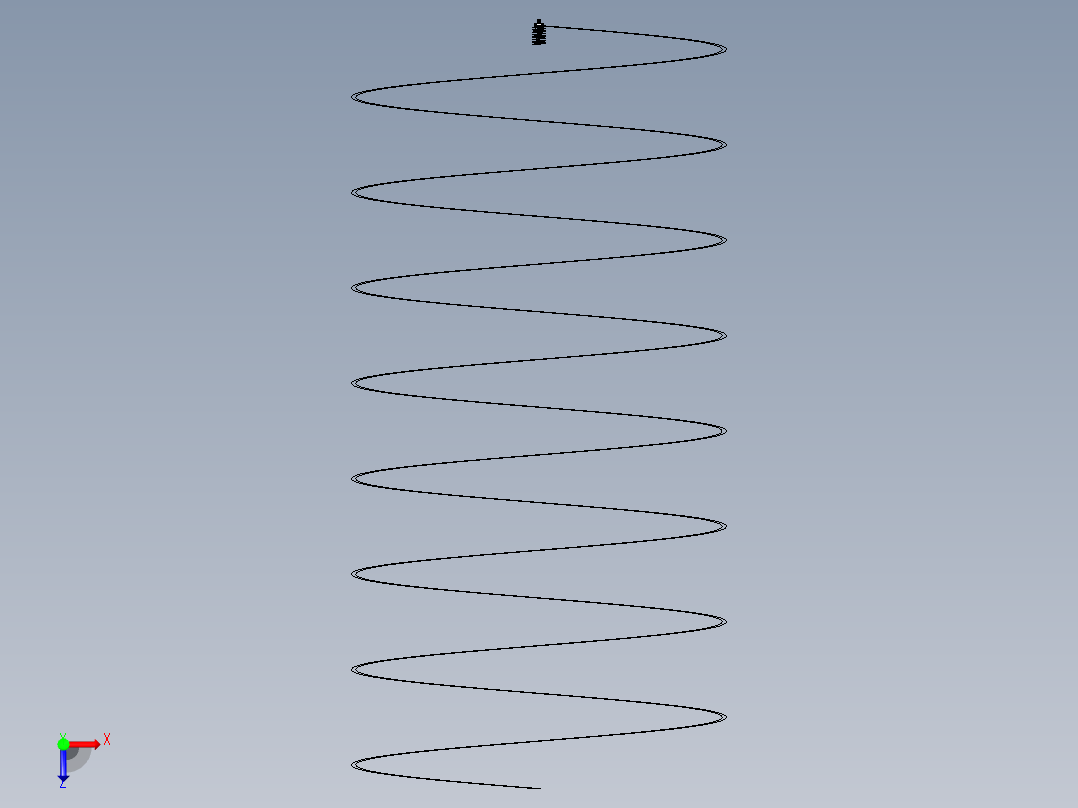 组装套杆组件3D模型俯视图