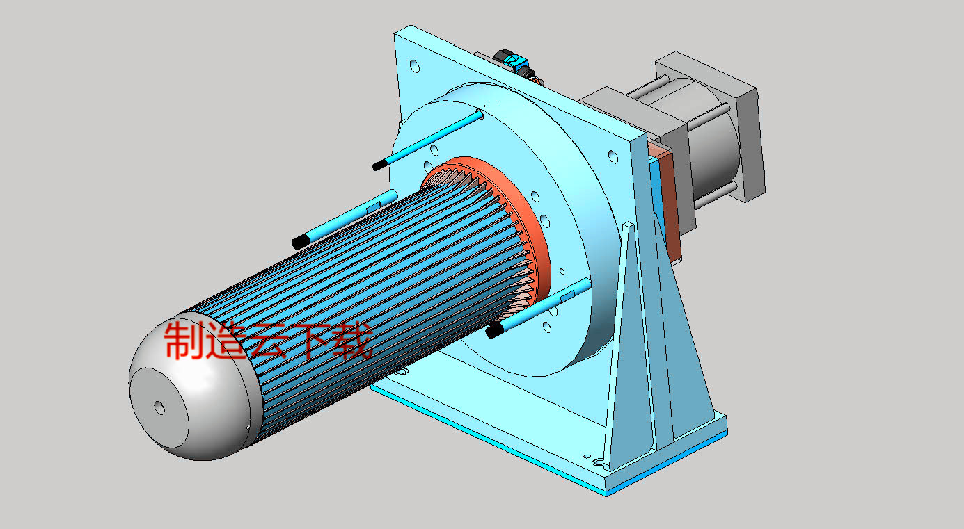 组装套杆组件3D模型