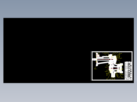 拖拉机末端传动装配图