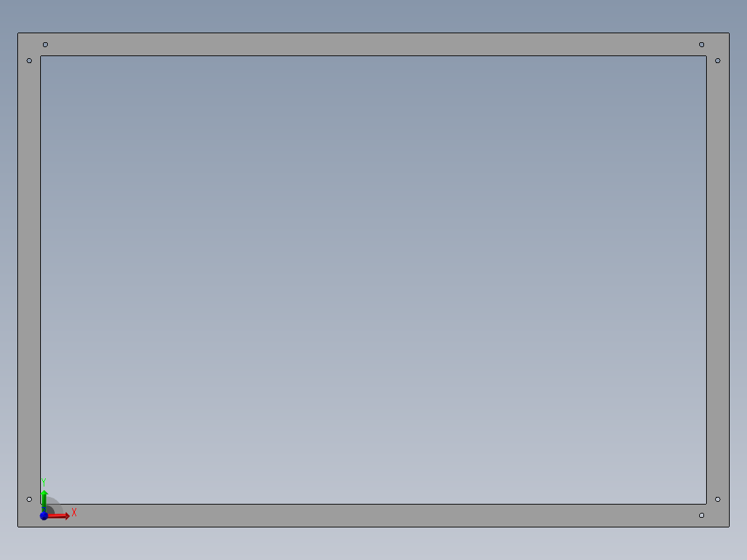 厨子骨架前视图