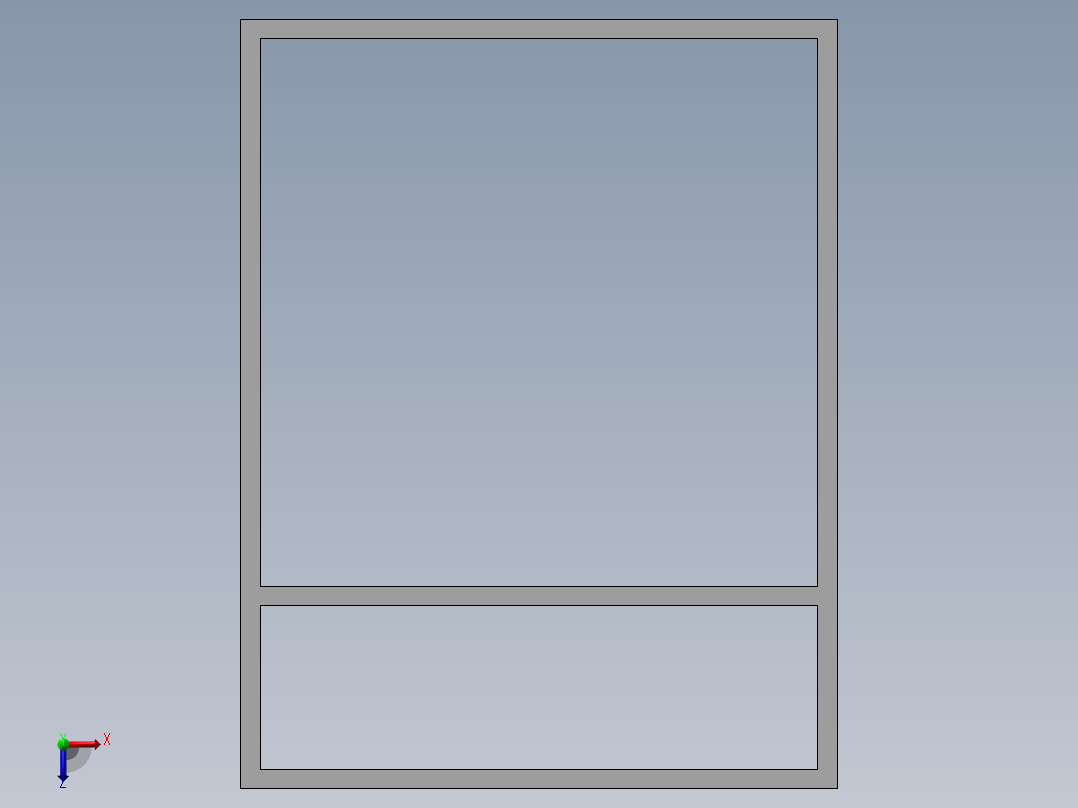 厨子骨架俯视图