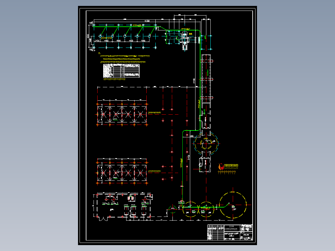 仓泵输灰平面布置图