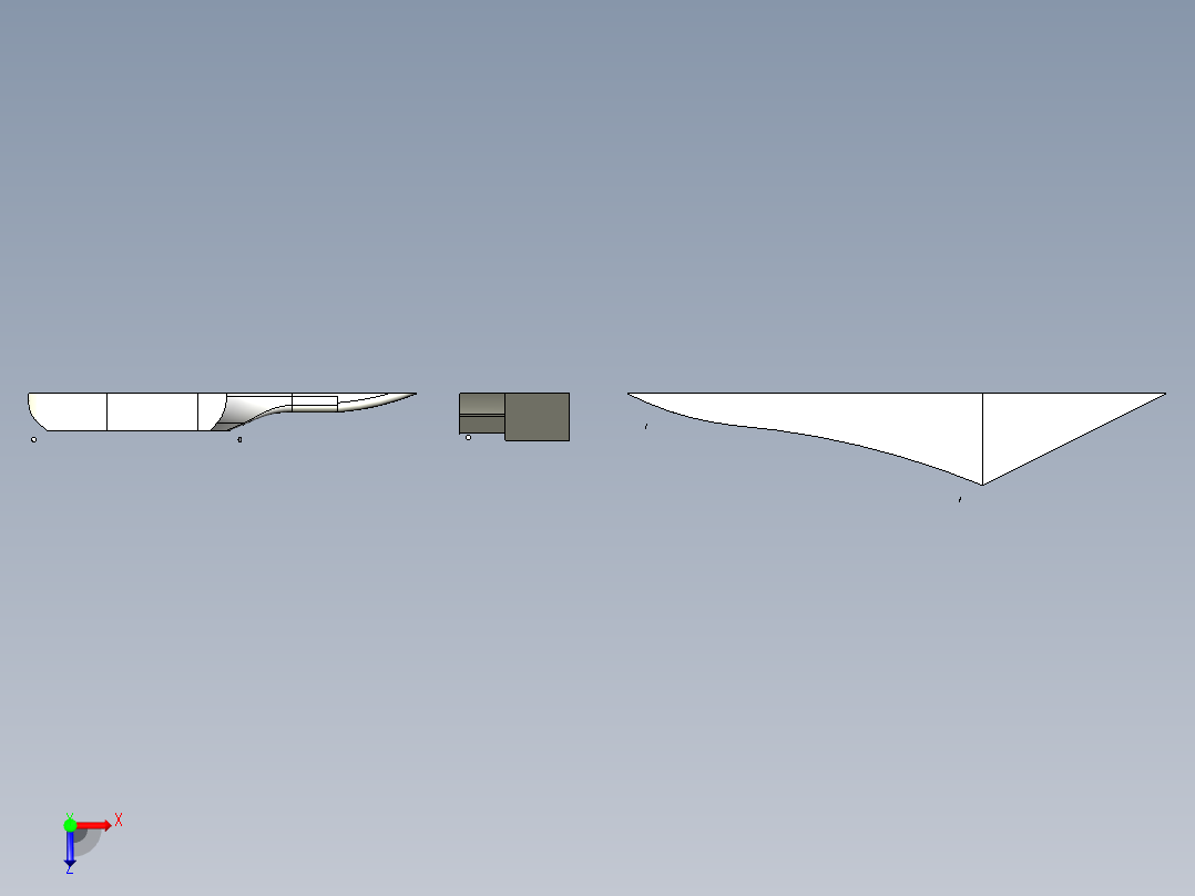 inventor 滑雪障碍设计俯视图