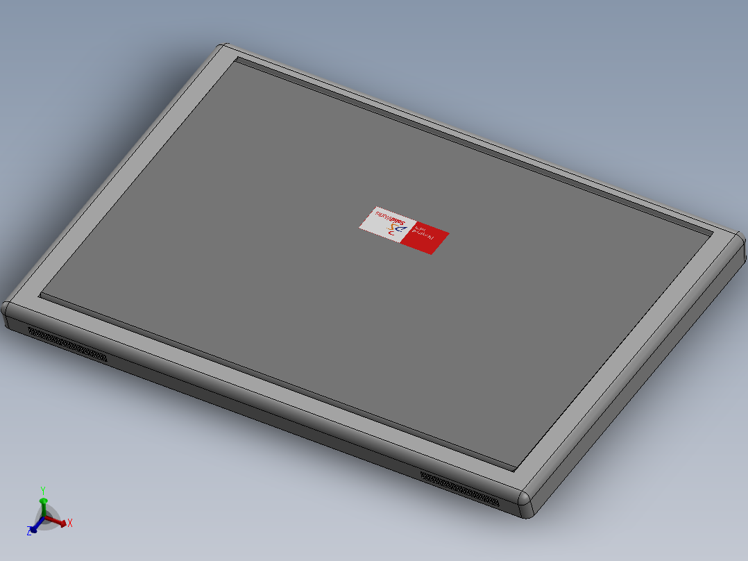 solidworks 笔记本电脑外观设计