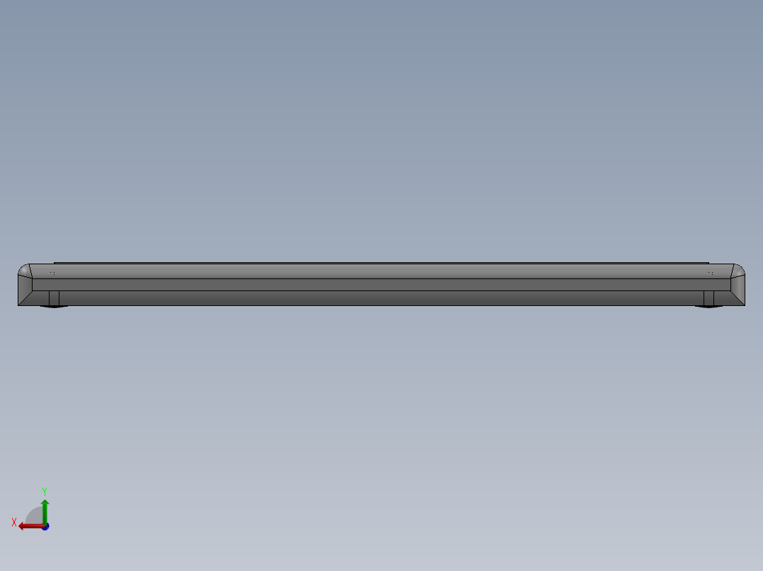 solidworks 笔记本电脑外观设计后视图