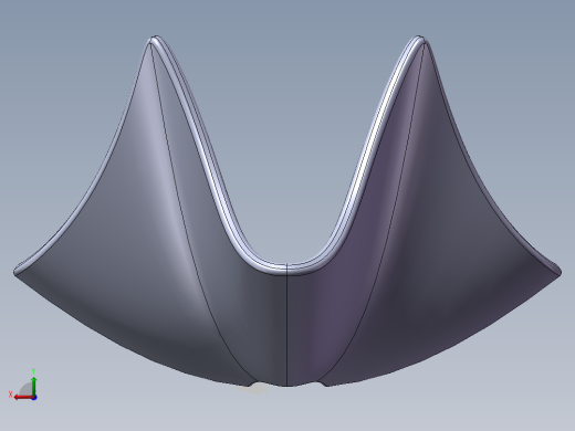 Solidworks手帕造型水果盘后视缩略图