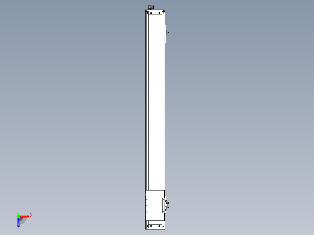Toyo东佑达直线模组-ECH12-950-BM-100W俯视图