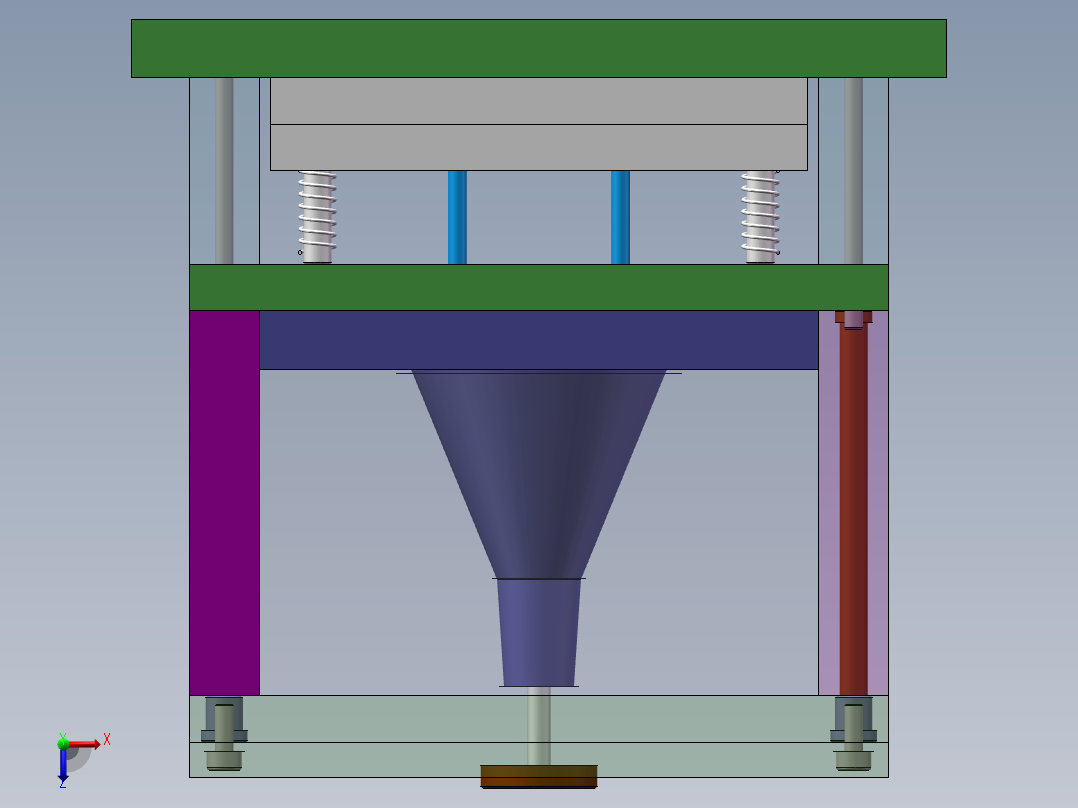 塑料漏斗模具设计（全部结清）俯视图