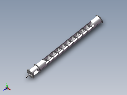 B10_螺旋输送机三维