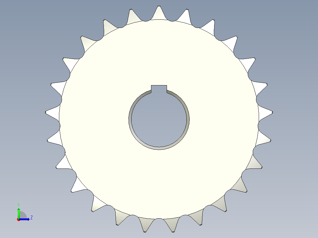 链轮-Sprocket_25-28-98-8_7-Y0左视图