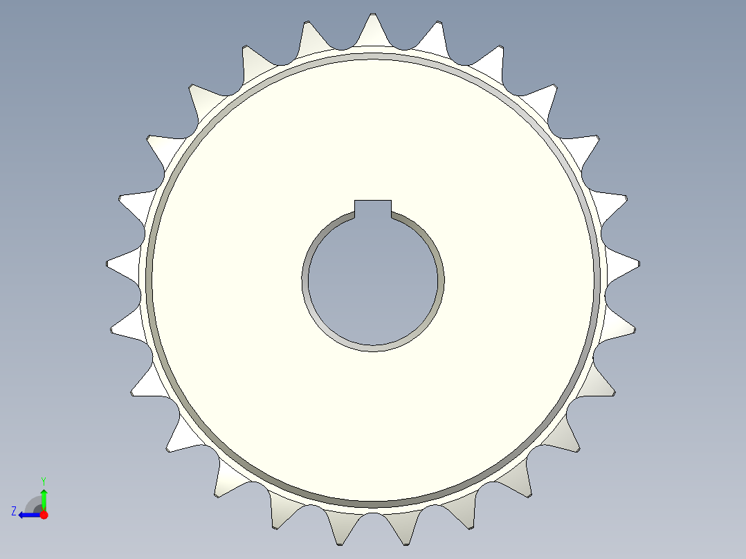 链轮-Sprocket_25-28-98-8_7-Y0右视图