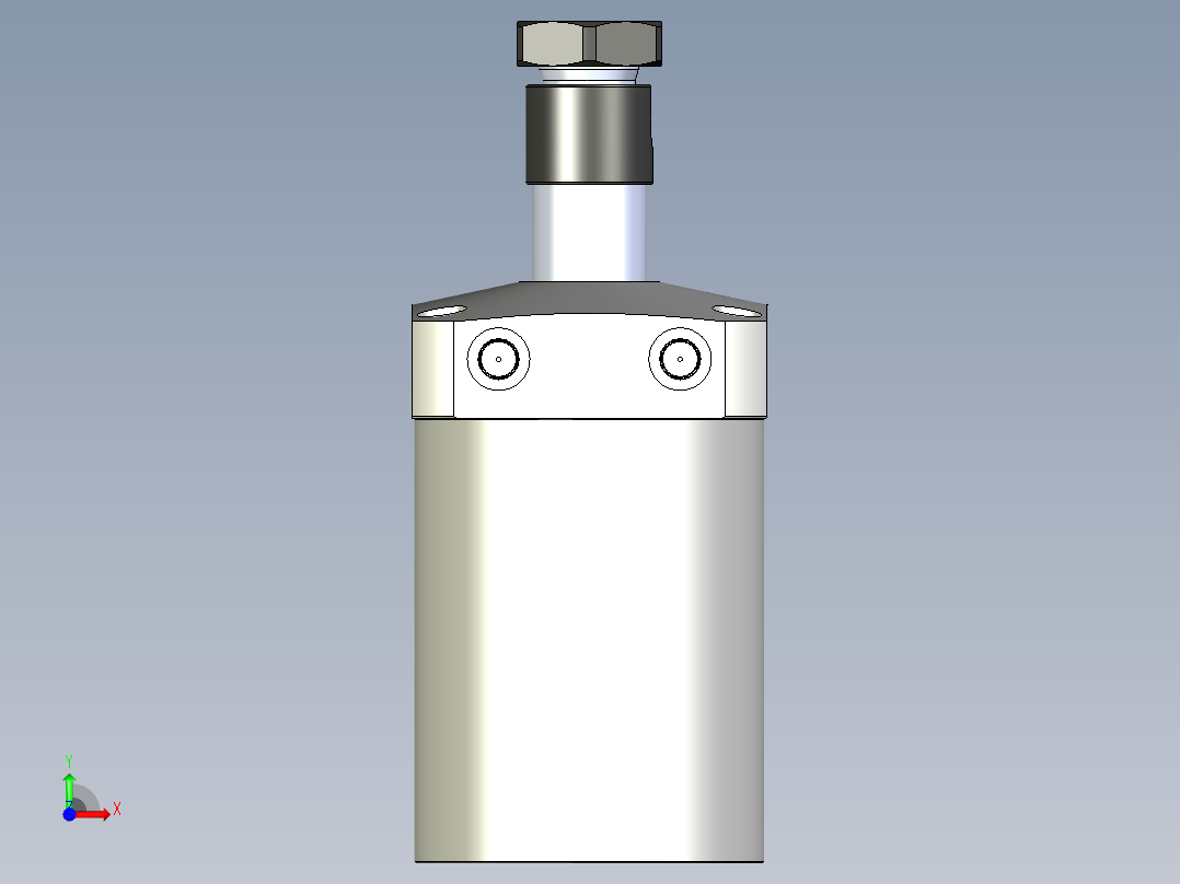KOSMEKWHE4000-2AR多系列多零件图纸模型前视图