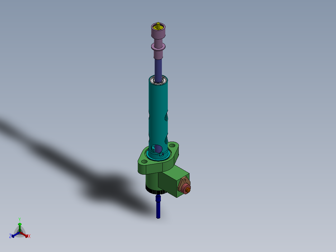 灌装阀正等轴测图