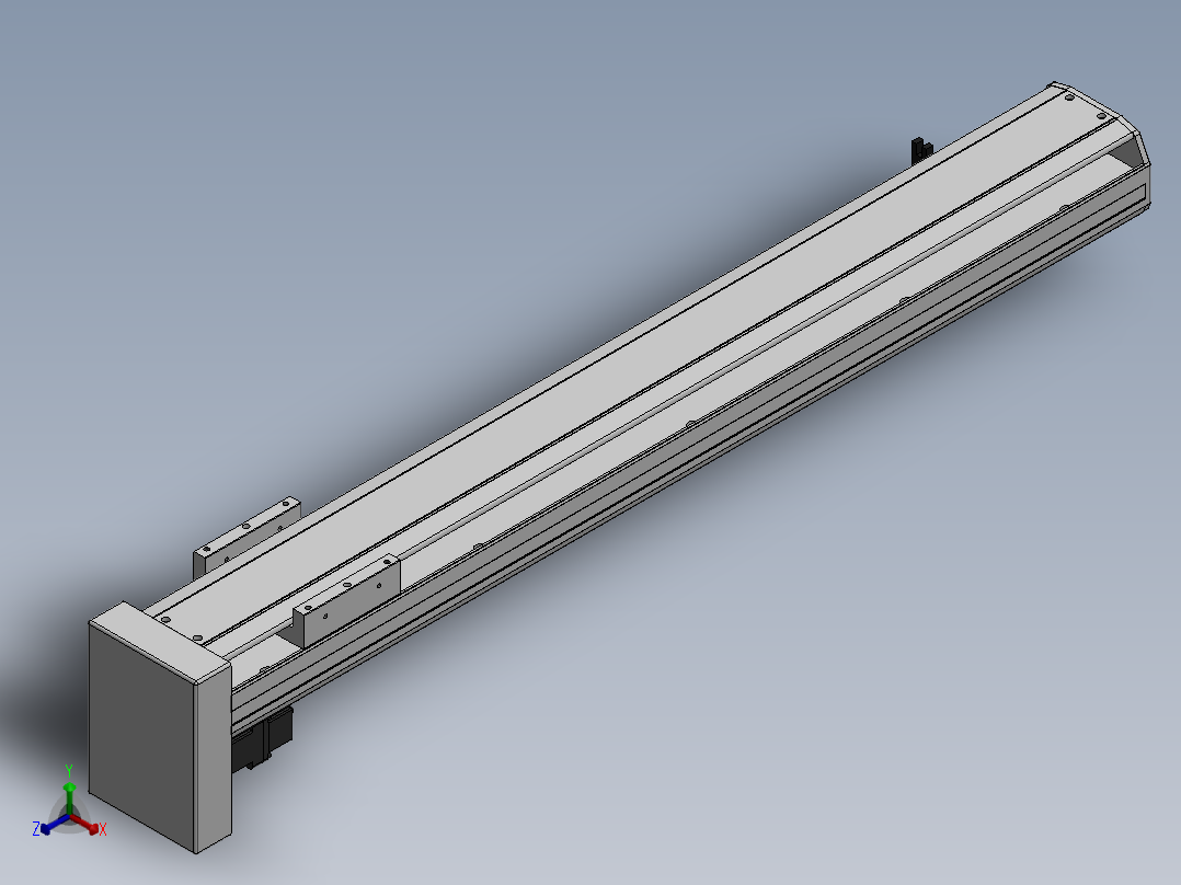 精密模组MY120-T10-650L-BM-P10B-C4-C正等轴测图