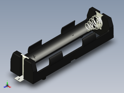 单电池支架SMT正等轴测缩略图