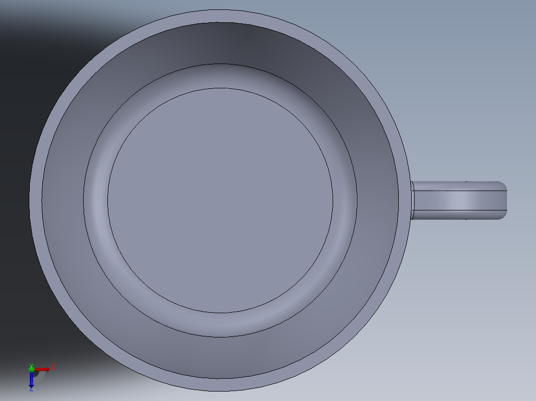 机械零件图14俯视图