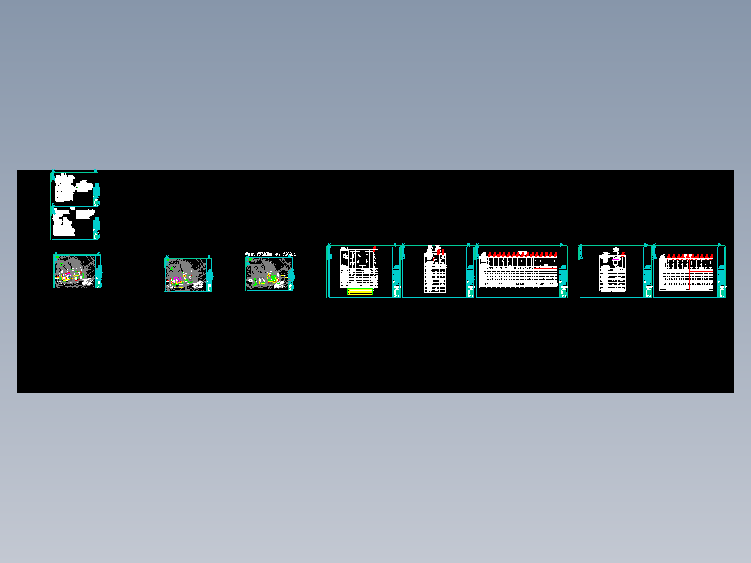 某地区高速公路监控中心电气总平面图