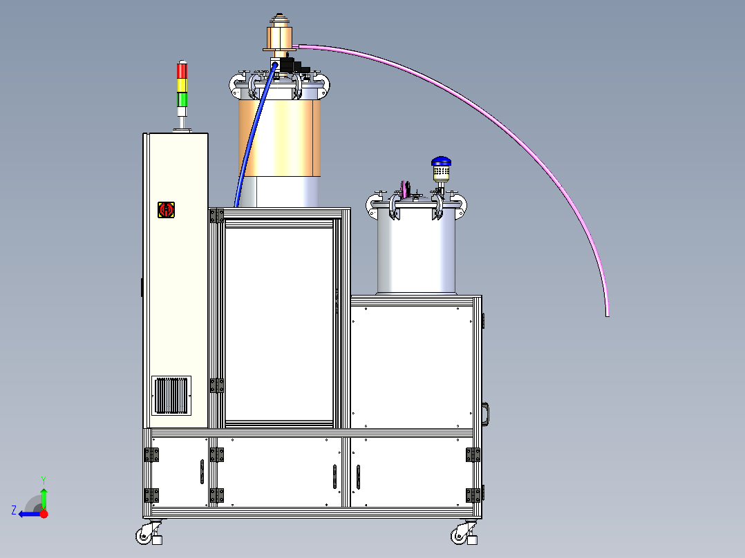 自动点胶设备右视图