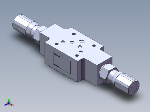 力士乐液压阀-Z2FS10-3-V正等轴测缩略图