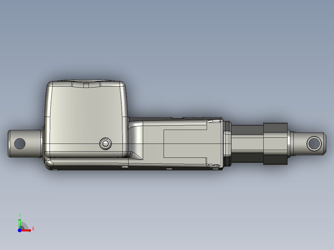 上银线性制动器LAN1_STEP前视图