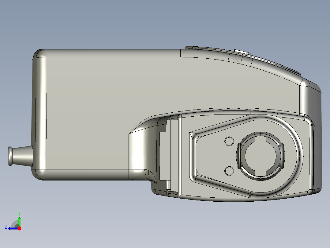 上银线性制动器LAN1_STEP右视图