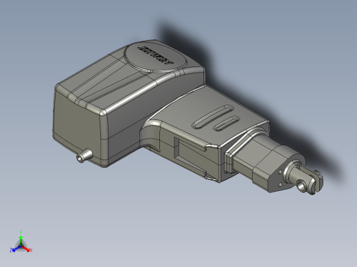 上银线性制动器LAN1_STEP正等轴测缩略图