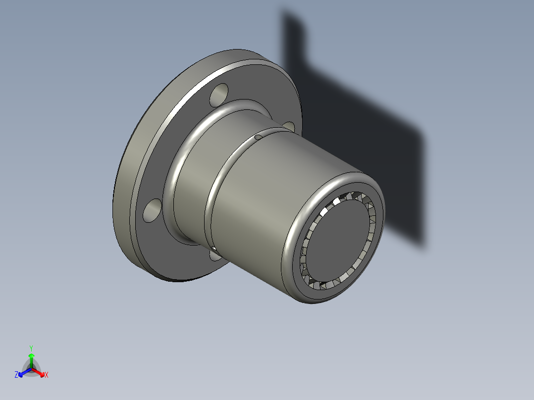 THK花键母3D模型IGS格式
