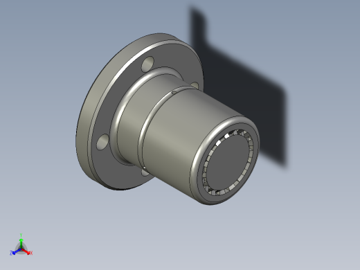 THK花键母3D模型IGS格式