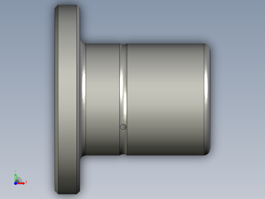 THK花键母3D模型IGS格式前视缩略图