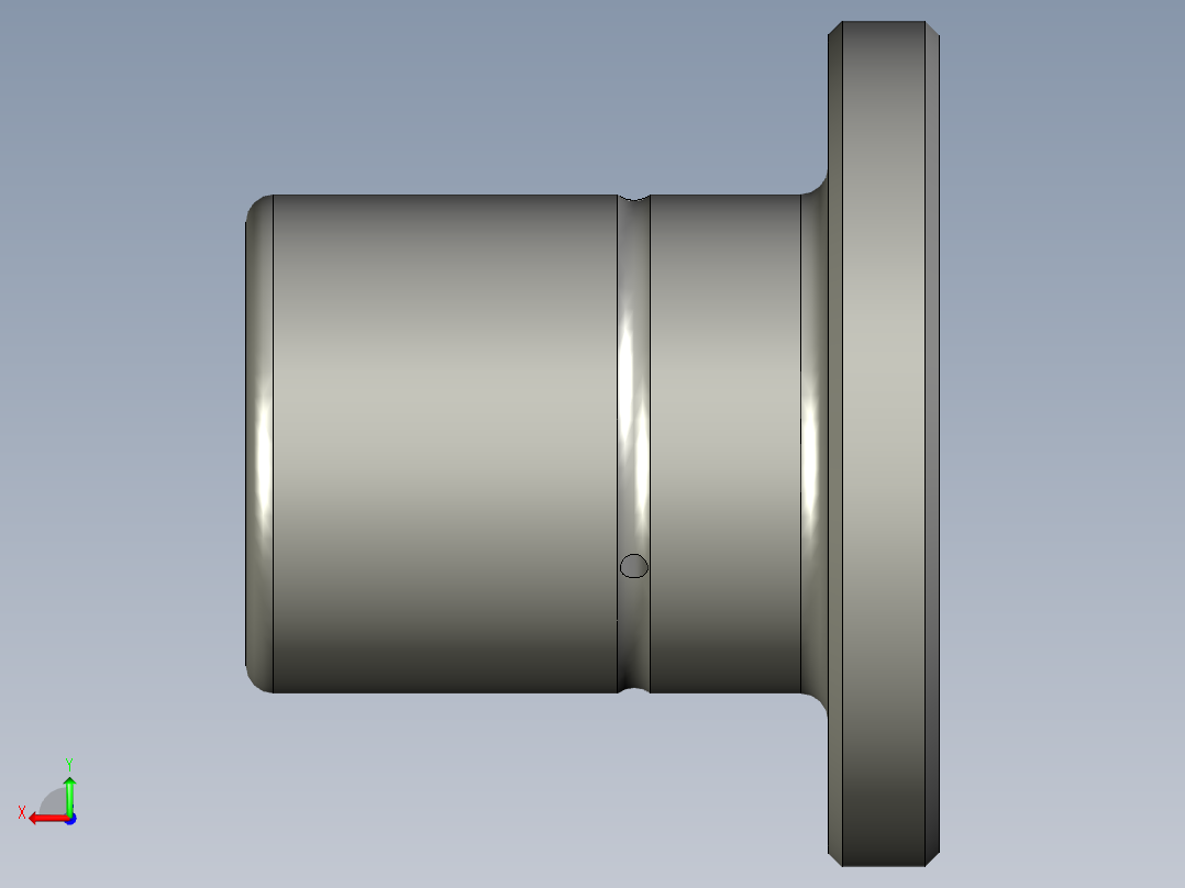 THK花键母3D模型IGS格式后视图