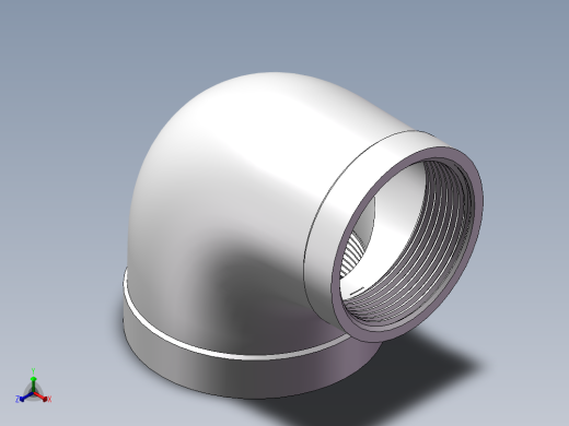 弯头-异径内丝 DN50-DN40
