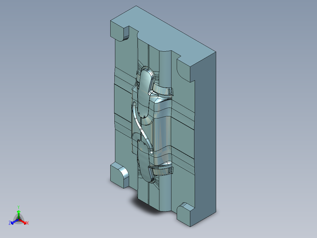曲线点式固定轴轮廓铣UG程序编程刀路-
