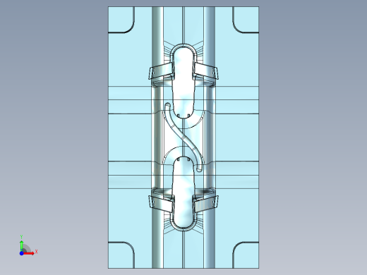 曲线点式固定轴轮廓铣UG程序编程刀路-前视缩略图