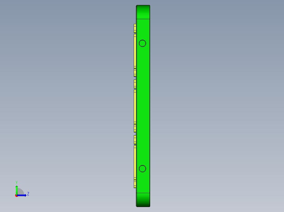 siva-aim-笔记本CNC工装夹具三维模型CNC2-GaiBan-0109左视图