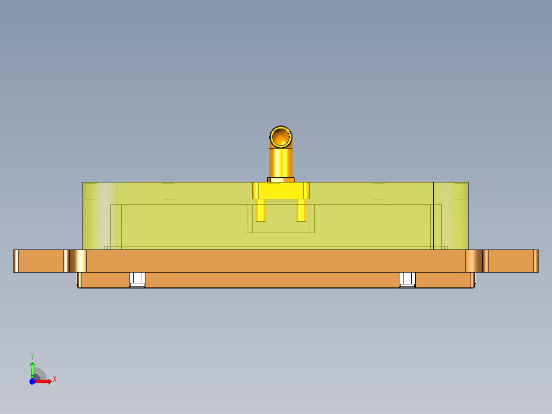 UP5502-A-笔记本CNC工装夹具三维模型CNC2-211125前视图