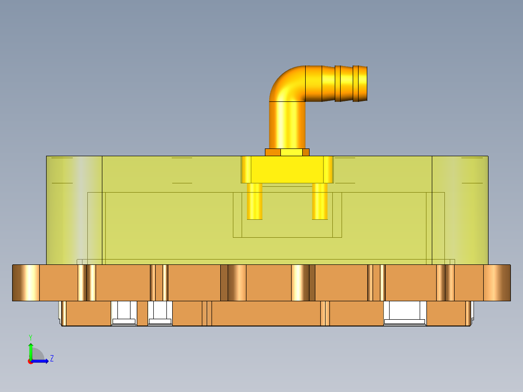 UP5502-A-笔记本CNC工装夹具三维模型CNC2-211125左视图