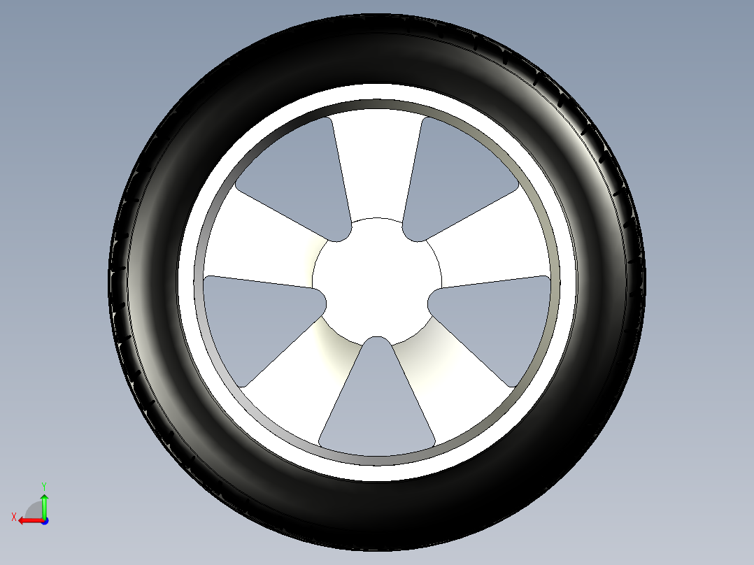 轮胎、车轮、轮毂(47)后视图