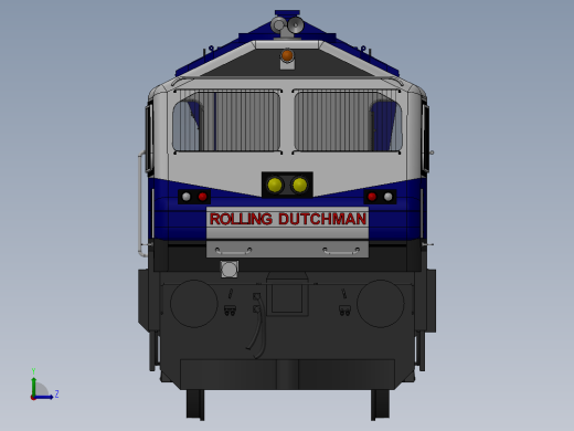 火车、动车、高铁(38)左视缩略图